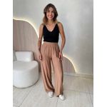 CALÇA PANTALONA LUANA MARROM CLARO