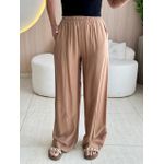 CALÇA PANTALONA LUANA MARROM CLARO