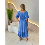 VESTIDO MIDI HELENA AZUL