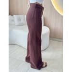CALÇA WIDE LEG GABRIELA MARROM