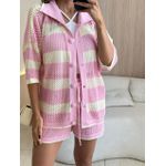 CONJUNTO SHORT ARIEL ROSA