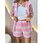 CONJUNTO SHORT ARIEL ROSA