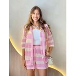 CONJUNTO SHORT ARIEL ROSA