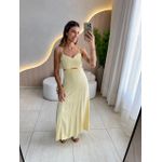 VESTIDO MIDI SAMARA AMARELO