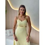 VESTIDO MIDI SAMARA AMARELO