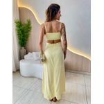 VESTIDO MIDI SAMARA AMARELO
