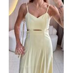 VESTIDO MIDI SAMARA AMARELO