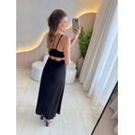 VESTIDO MIDI SAMARA PRETO