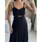 VESTIDO MIDI SAMARA PRETO