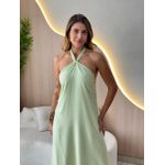VESTIDO MIDI GISELE VERDE MENTA