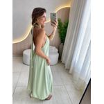VESTIDO MIDI GISELE VERDE MENTA