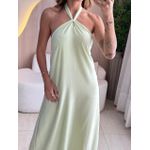 VESTIDO MIDI GISELE VERDE MENTA