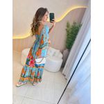 VESTIDO LONGO GIOVANA AZUL