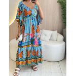 VESTIDO LONGO GIOVANA AZUL