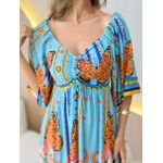VESTIDO LONGO GIOVANA AZUL