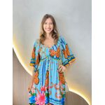 VESTIDO LONGO GIOVANA AZUL