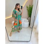 VESTIDO LONGO GIOVANA VERDE