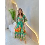 VESTIDO LONGO GIOVANA VERDE