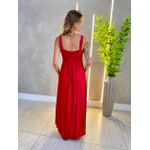 VESTIDO MIDI CATARINA VERMELHO