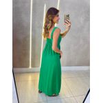 VESTIDO MIDI CATARINA VERDE BANDEIRA