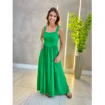 VESTIDO MIDI CATARINA VERDE BANDEIRA