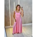 VESTIDO MIDI CATARINA ROSA