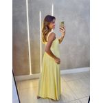VESTIDO MIDI CATARINA AMARELO