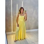 VESTIDO MIDI CATARINA AMARELO