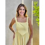 VESTIDO MIDI CATARINA AMARELO