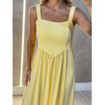 VESTIDO MIDI CATARINA AMARELO