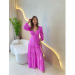 VESTIDO LONGO KETLYN FUCSIA