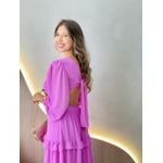 VESTIDO LONGO KETLYN FUCSIA