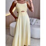VESTIDO MIDI ALICE AMARELO