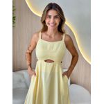 VESTIDO MIDI ALICE AMARELO