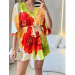 MACAQUINHO CURTO DORA VERDE/VERMELHO