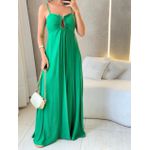VESTIDO LONGO JULIANA VERDE BANDEIRA