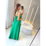 VESTIDO LONGO JULIANA VERDE BANDEIRA