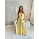 VESTIDO LONGO JULIANA AMARELO