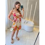 VESTIDO CURTO CLARISSE OFF/ROSA