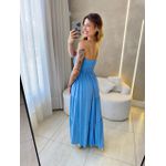 VESTIDO MIDI ANALU AZUL