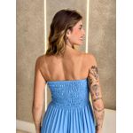 VESTIDO MIDI ANALU AZUL