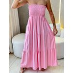 VESTIDO MIDI ANALU ROSA