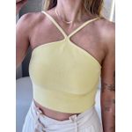 CROPPED EVA AMARELO