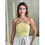 CROPPED EVA AMARELO