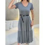 VESTIDO PATRICIA MALHA CINZA