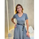VESTIDO PATRICIA MALHA CINZA