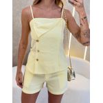 CONJUNTO SHORT ELEONORA AMARELO