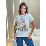 BLUSA T-SHIRT ONÇA OFF