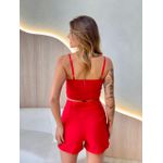 CONJUNTO SHORT ELISA VERMELHO
