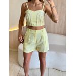 CONJUNTO SHORT ELISA AMARELO